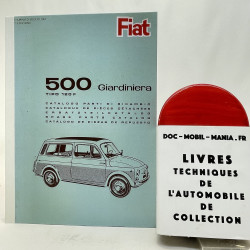 FIAT 500 JARDINIERE : catalogue de pieces
