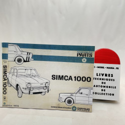 SIMCA 1000 : CATALOGUE DE PIECES